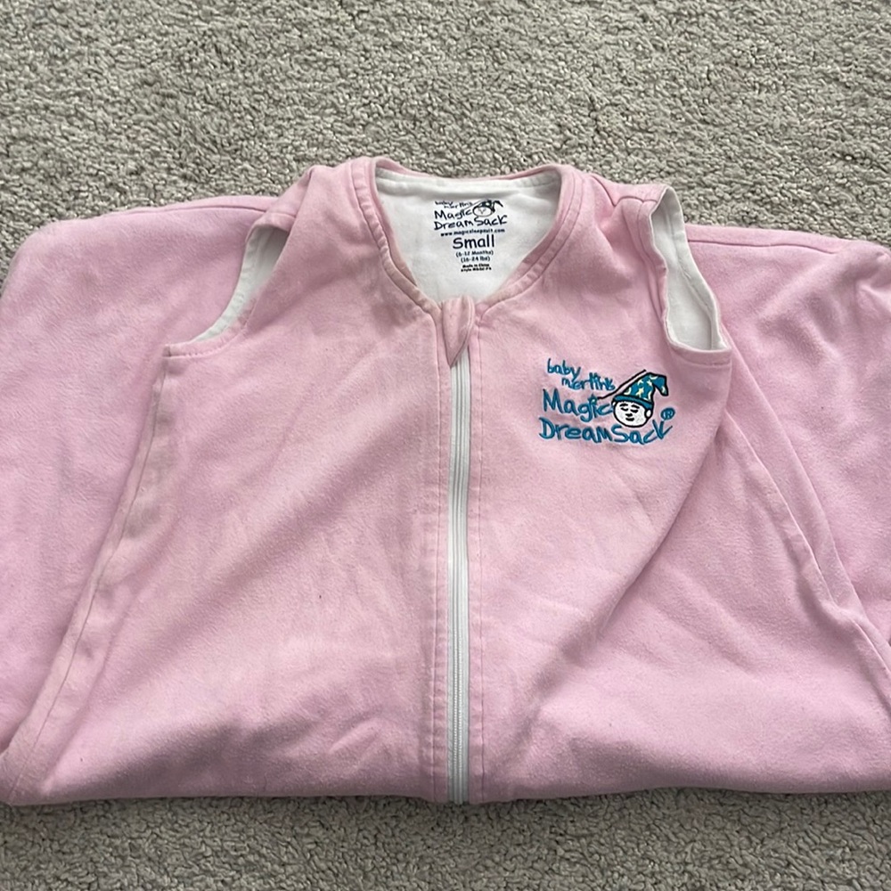 COPY - Baby Merlin pink sleep sack